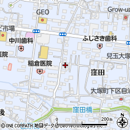 宮崎県宮崎市大塚町窪田3350-4周辺の地図