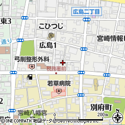 社会民主党　宮崎県連合周辺の地図