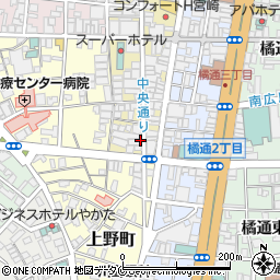 元祖 辛麺屋 桝元 中央通店周辺の地図