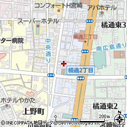 焼肉 門左衛門 宮崎本店周辺の地図