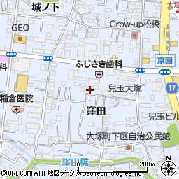 宮崎県宮崎市大塚町窪田3319周辺の地図