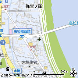 サンエス警備保障株式会社　宮崎支社周辺の地図