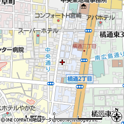 宮崎ダイヤモンドビル周辺の地図