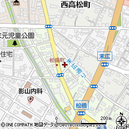 セブンイレブン宮崎松橋２丁目店周辺の地図
