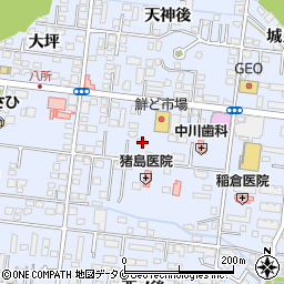 宮崎県宮崎市大塚町馬場崎3540-3周辺の地図