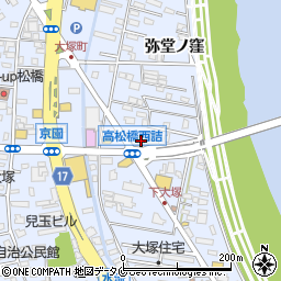 宮崎県宮崎市大塚町弥堂ノ窪5385-1周辺の地図