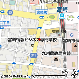 株式会社イデックスオートジャパン　宮崎駅前店周辺の地図