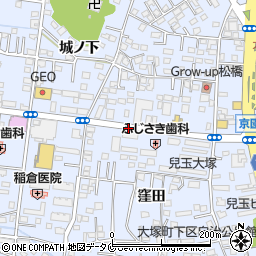 上大塚周辺の地図