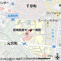 宮崎県宮崎市高松町周辺の地図