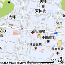 宮崎県宮崎市大塚町馬場崎3590周辺の地図