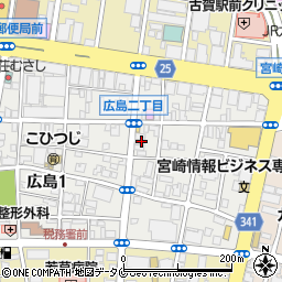 株式会社リー・ラボ（Ｒｅ‐Ｌａｂ）　宮崎ビジョン事業部周辺の地図