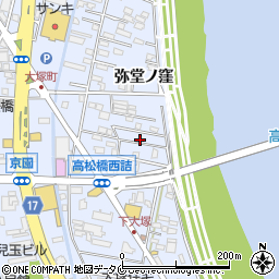 宮崎県宮崎市大塚町弥堂ノ窪5405-1周辺の地図