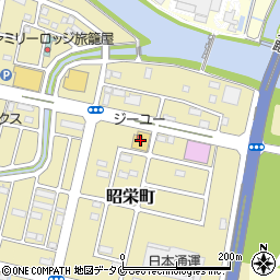 ＧＵ宮崎昭栄店周辺の地図