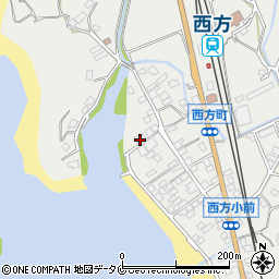 鹿児島県薩摩川内市西方町1144-2周辺の地図