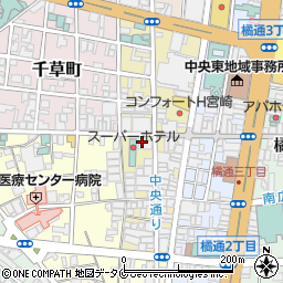 宮崎パシフィック周辺の地図