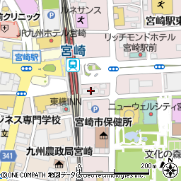 サーパス宮崎駅東管理事務室周辺の地図