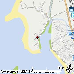鹿児島県薩摩川内市西方町176周辺の地図