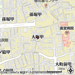 宮崎県宮崎市吉村町大町甲周辺の地図
