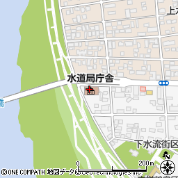 宮崎市上下水道局　水道整備課周辺の地図