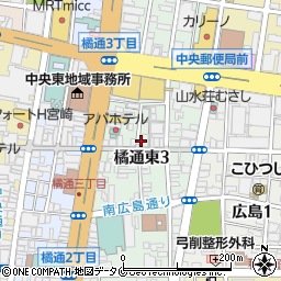 キモノハーツ宮崎周辺の地図