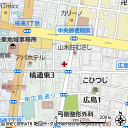 日本政策金融公庫宮崎支店中小企業事業周辺の地図