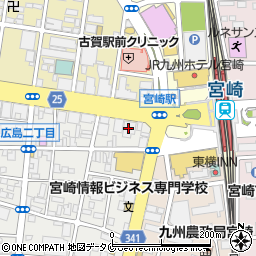 鹿児島リース株式会社宮崎営業所周辺の地図