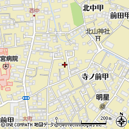宮崎県宮崎市吉村町北中甲1268-3周辺の地図