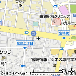 東京海上日動火災保険株式会社　宮崎支店自動車営業課周辺の地図