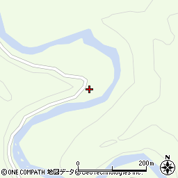 去川集落センター周辺の地図