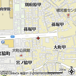 ふとんのヤマト　宮崎支店周辺の地図