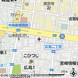 南九州税理士会宮崎県連合会・宮崎支部周辺の地図