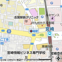 セブンイレブン宮崎高千穂通り店周辺の地図