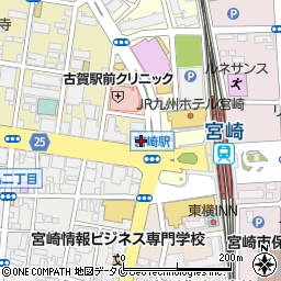 TCB東京中央美容外科　宮崎院周辺の地図