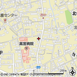宮崎県宮崎市吉村町西中甲1332周辺の地図
