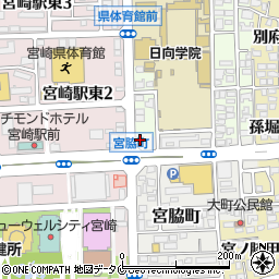 株式会社菱熱宮崎営業所周辺の地図