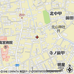 宮崎県宮崎市吉村町北中甲1280-7周辺の地図