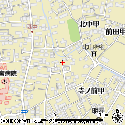 宮崎県宮崎市吉村町北中甲1266-15周辺の地図