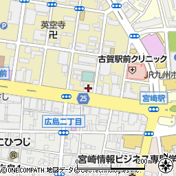 日本経済新聞社宮崎支局周辺の地図