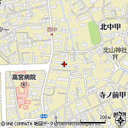 宮崎県宮崎市吉村町西中甲1327周辺の地図