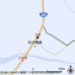 花堂周辺の地図