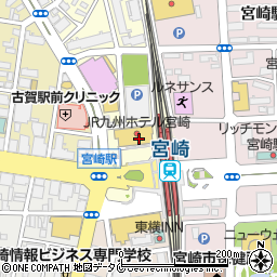 商工中金　宮崎支店周辺の地図