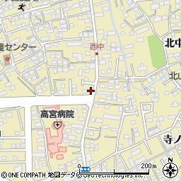 宮崎県宮崎市吉村町西中甲1341-7周辺の地図