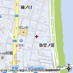 宮崎県宮崎市大塚町弥堂ノ窪5455-4周辺の地図