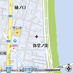 宮崎県宮崎市大塚町弥堂ノ窪5464-3周辺の地図