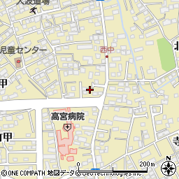 宮崎県宮崎市吉村町西中甲1341周辺の地図