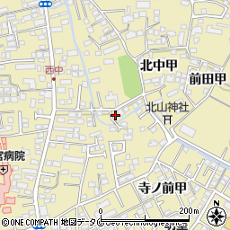 宮崎県宮崎市吉村町北中甲1258-5周辺の地図