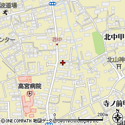 宮崎県宮崎市吉村町西中甲1324周辺の地図