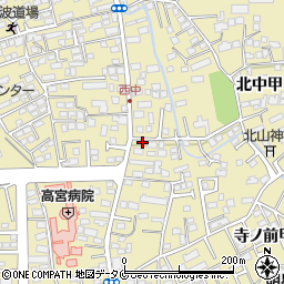 宮崎県宮崎市吉村町西中甲1324周辺の地図