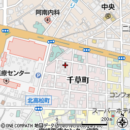 宮崎県宮崎市千草町13-14周辺の地図