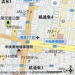 朝日不動産管理株式会社　宮崎管理事務所周辺の地図